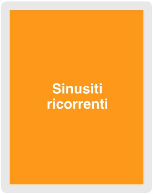le sinusiti ricorrenti